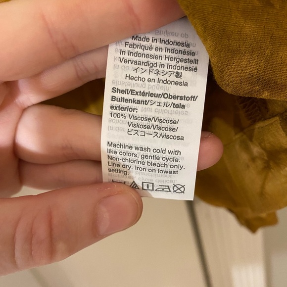 Madewell Tie-Dye Ruffle-Shoulder Top NWT - Picture 7 of 7